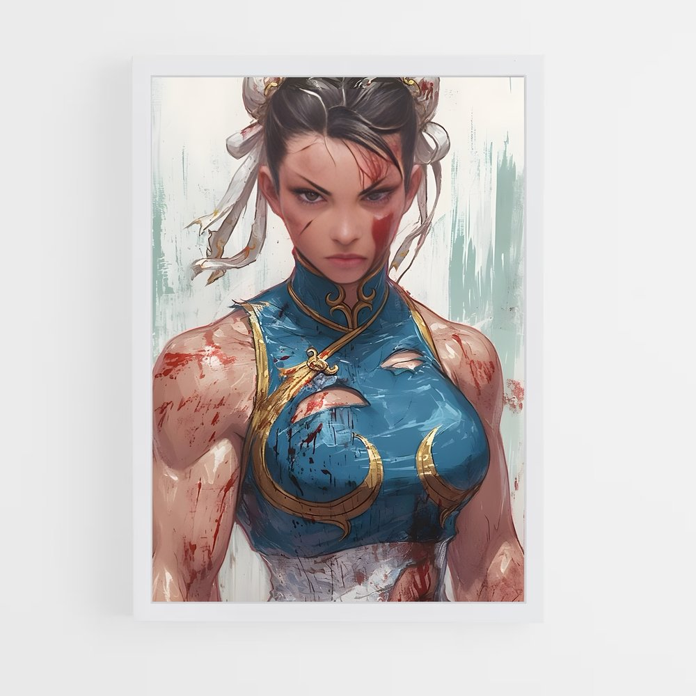Poster L'Honneur de Chun-Li – affiche Street Fighter (vue 3)